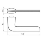 Fechadura 700 Vanguard Interna St2-55 Ros333 55mm Inox Cromad