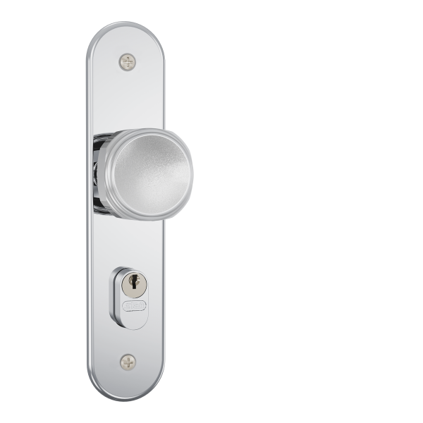 Fechadura 804/02 - Gorje Externa Inox Espelho - Stam