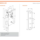 Fechadura 824/33 Banheiro Inox Cromada Stam Chave Fixa