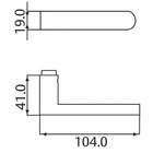Fechadura 880 Residence Banheiro St1r Ros325 55mm Aço Inox Po