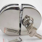 Fechadura 98-6 Pressão Porta Vidro/vidro Blindex Redonda