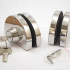 Fechadura 98-6 Pressão Porta Vidro/vidro Blindex Redonda