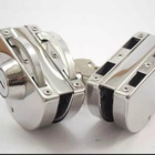 Fechadura 98-6 Pressão Porta Vidro/vidro Blindex Redonda