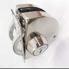 Fechadura 98-6 Pressão Porta Vidro/vidro Blindex Redonda