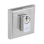 Fechadura com Roseta Acetinada para Porta de Entrada 55mm Simples Opera Pado