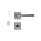 Fechadura Acqua Star Grafite Escovado Para Banheiro