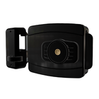 Fechadura Al100 42mm Intern Tetra Furação Conv 12v Preta Agl