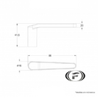 Fechadura Alav Stam Inox Estreita 27mm 502-03