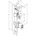 Fechadura Alav Stam Serralh 601-03