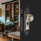 Fechadura Aliança para Porta de Entrada Latonado 40mm Chave Simple F-4600