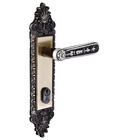 Fechadura Aliança para Porta de Entrada Latonado 55mm Alavanca F-3600