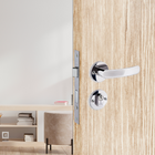 Fechadura Aliança Simples para Porta de Entrada Polido 40mm Aço Inox 2600/11