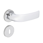 Fechadura Aliança para Porta Interna Cromado 40mm Chave Simples Home