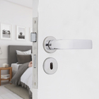 Fechadura Aliança para Porta Interna Cromado 40mm Chave Simples Home