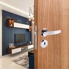 Fechadura Aliança Simples para Porta Interna Polido 40mm Aço Inox 2700/11