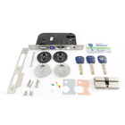 Fechadura Alta Segurança para Porta Correr Pino Telescópico Acetinado Mul-T-Lock