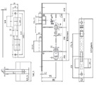Fechadura Architect 6236 St2 55mm Lafonte Preto - Banheiro