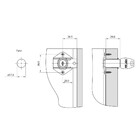 Fechadura Armário Vertical 29x17mm Fgvtn