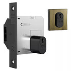 Fechadura Arouca 1006 Externa Porta De Correr Roseta Quadrada