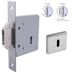 Fechadura Arouca 4006 Interna Porta De Correr Roseta Quadrada