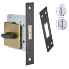 Fechadura Arouca 5006 Banheiro Porta De Correr Roseta Quadrad