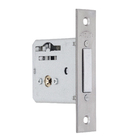 Fechadura Arouca Auxiliar para Porta de Entrada Escovado 40mm Chave Tetra