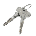 Fechadura Arouca Auxiliar para Porta de Entrada Escovado 40mm Chave Tetra