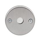 Fechadura Arouca Auxiliar para Porta de Entrada Escovado 40mm Chave Tetra