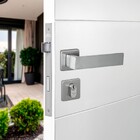 Fechadura Arouca Alta Segurança para Porta de Entrada Escovado 55mm Aço Inox Chess