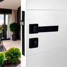 Fechadura Arouca Alta Segurança para Porta de Entrada Preto 55mm Aço Inox Chess