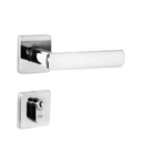 Fechadura Arouca para Porta de Entrada Cromado 40mm Aço Inox
