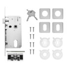 Fechadura Arouca para Porta de Entrada Cromado 40mm Aço Inox