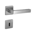 Fechadura Arouca Simples para Porta Interna Escovado 55mm Aço Inox Quadratta