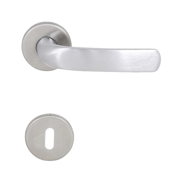 Fechadura Arouca para Porta Interna Acetinado 40mm Chave Simples Idea