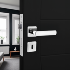 Fechadura Arouca para Porta Interna Cromado 40mm Aço Inox