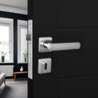 Fechadura Arouca para Porta Interna Escovado 40mm Aço Inox