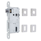 Fechadura Arouca para Porta do Quarto Cromado 55mm Chave Simples 1080595/55-Z