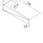 Fechadura Ascot Cromo Acetinado Banheiro