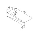 Fechadura Ascot Grafite Polido Banheiro