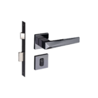 Fechadura Ascot Grafite Polido Externa