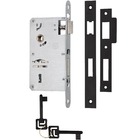 Fechadura Ascot Grafite Polido Interna