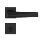 Fechadura Ascot Preto Texturizado Banheiro