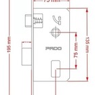 Fechadura Ascot Preto Texturizado Externa