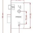 Fechadura Ascot Preto Texturizado Interno