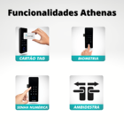 Fechadura Athenas Primebras Biométrica Vidro