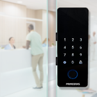 Fechadura Athenas Vidro Eletrônica Biométrica Primebras P/ Co