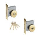 Fechadura Auxiliar 2200 Tecnoponto 40mm - Latão/inox