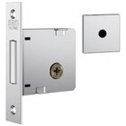 Fechadura Auxiliar Trava Stam 1004 Inox Roseta Quadrada Croma