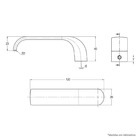 Fechadura Banheiro 1620/39 Roseta Redonda Inox Cromado 55mm S