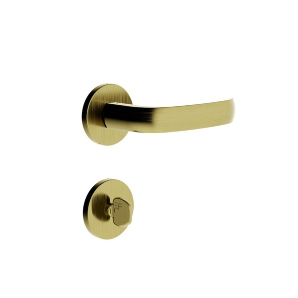 Fechadura Banheiro 3f 720b116 Redonda - Latonado Oxidado